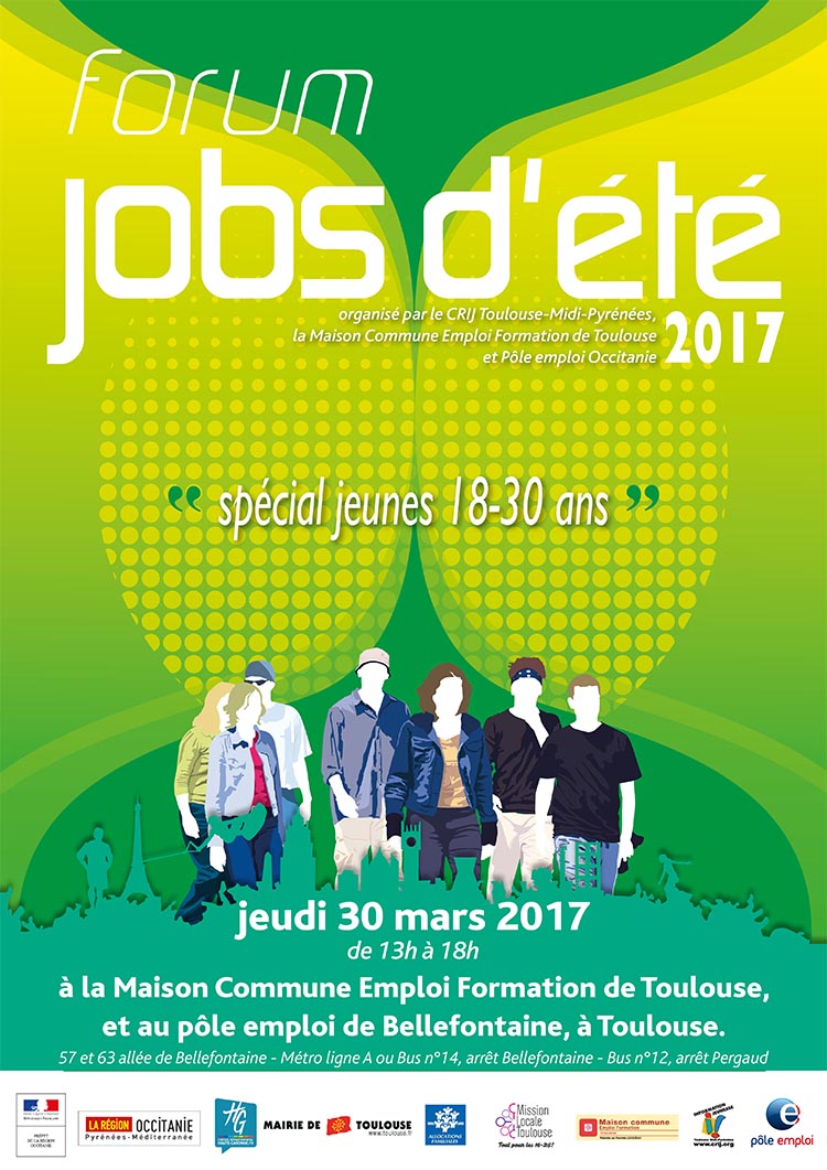 Forum jobs d’été, organisé par le CRIJ Toulouse-Midi-Pyrénées